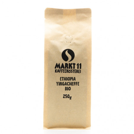 Kaffee Ethiopia Yirgacheffe Bio 250g - Kaffee Shop Markt 11